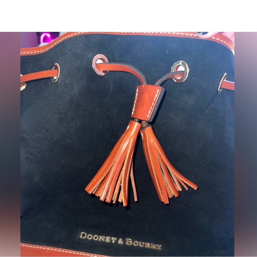 Dooney & Bourke Black Bucket Bag - Picture 4 of 8